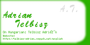 adrian telbisz business card